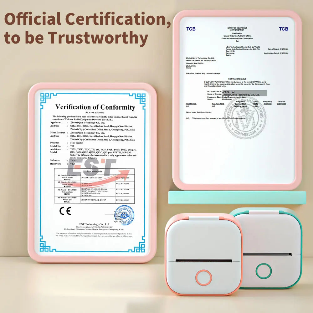 Phomemo-Portable Mini Thermal Printer, DIY Self-adhesive Sticker Label Machine.