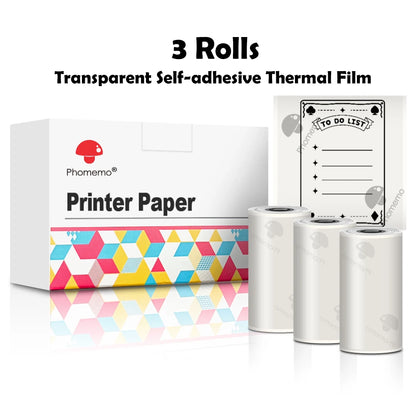 Phomemo-Portable Mini Thermal Printer, DIY Self-adhesive Sticker Label Machine.